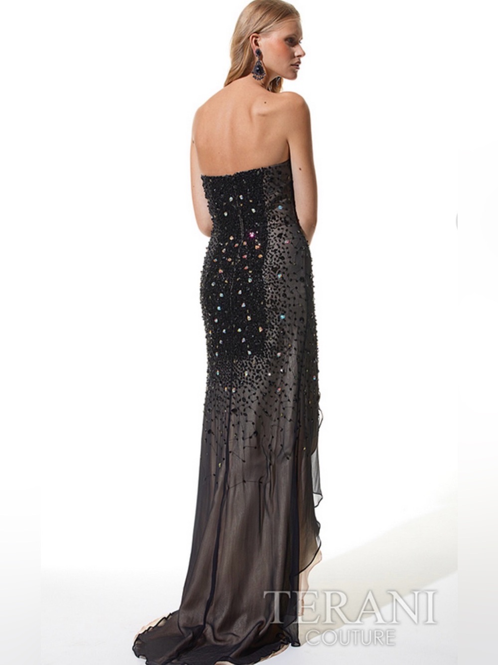 Terani Couture Strapless Sweetheart Neckline Gown - Size: 6 - NWT!